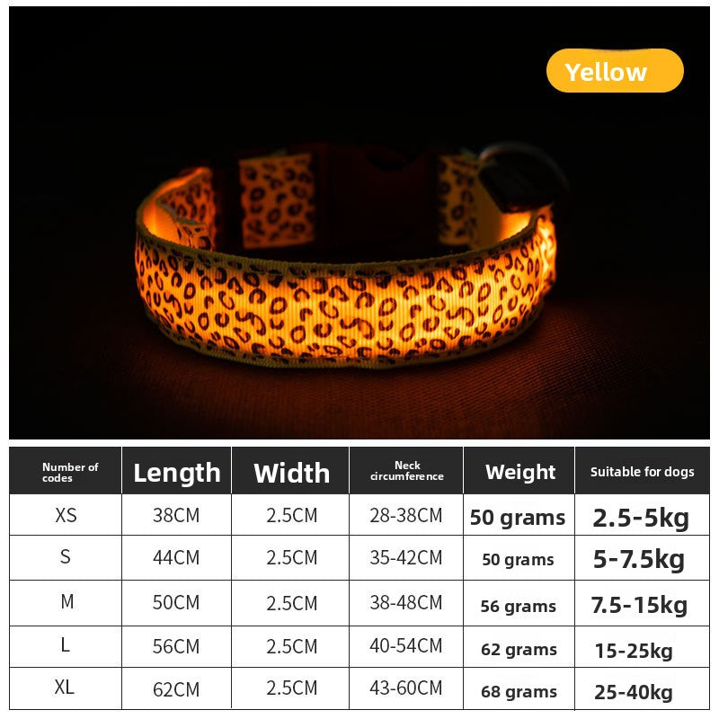 Pet supplies - Dog glowing collar