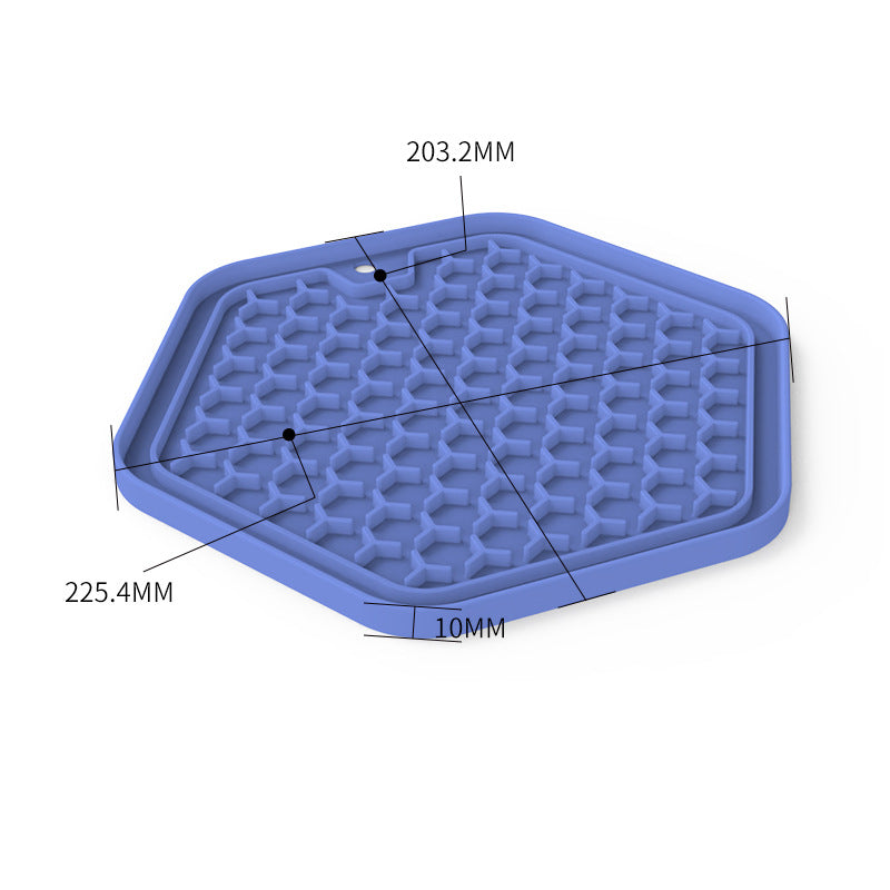 Foldable Silicone Slow Feeder Mat for Small Pets