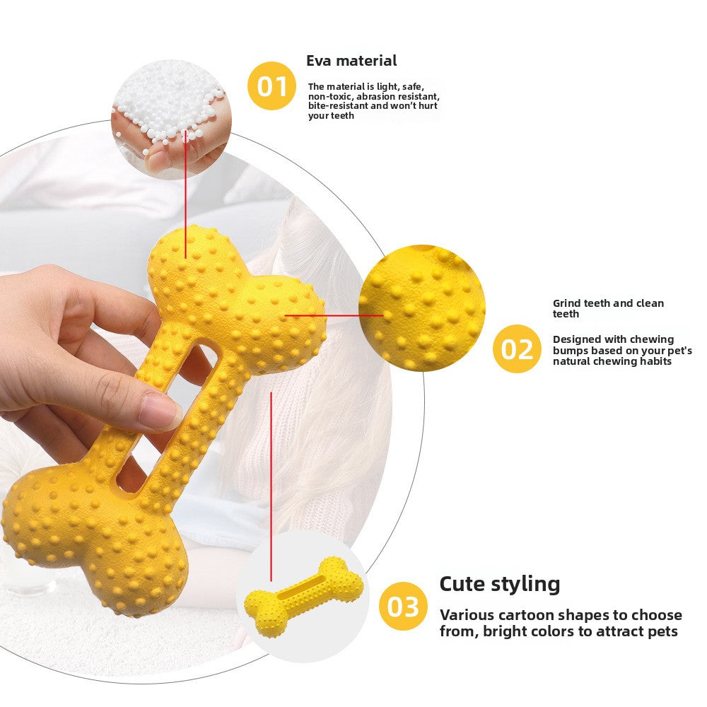 Eva Teething Dog Toy